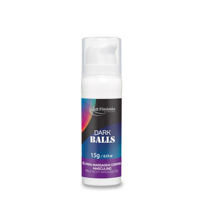 Gel Excitante Masculino para Testículos - La Pimienta Dark Balls | 15 G