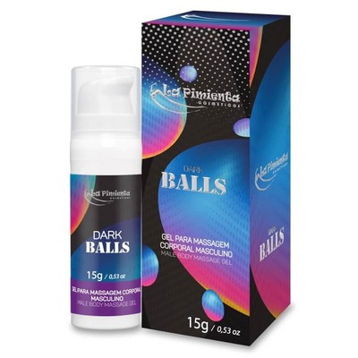 Gel Excitante Masculino para Testículos - La Pimienta Dark Balls | 15 G