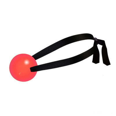 Foto 1 do produto La Pimienta - Mordaça Bola com Regulagem em Cetim | Cor: Rosa