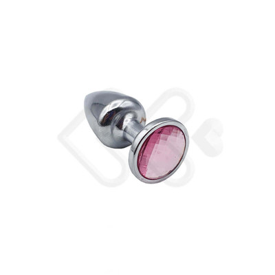 Foto 4 do produto Plug Anal Silver com Formato Cônico e Joia na Base - La Pimienta | 5,9 x 2,6 cm | Disponível em 5 Cores