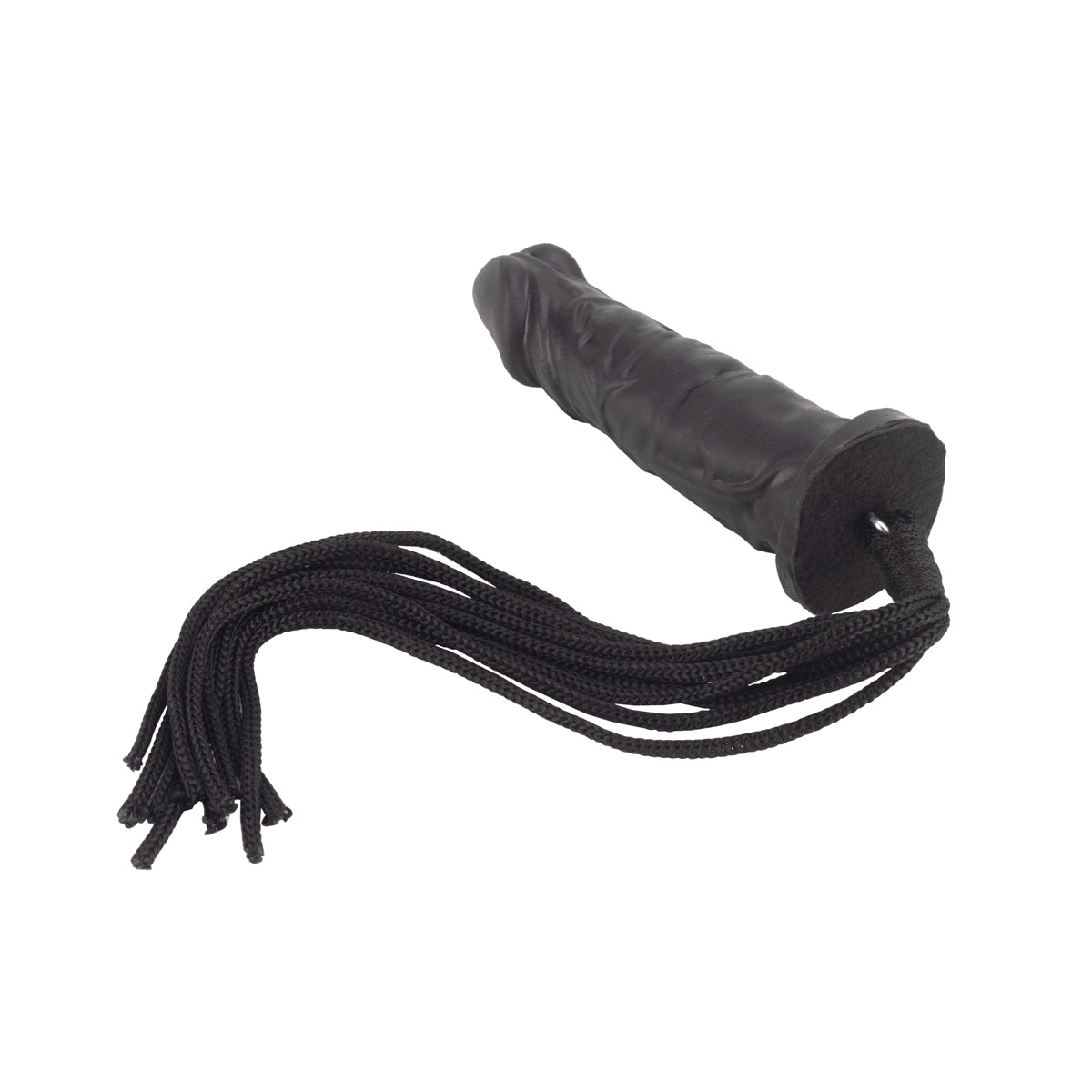Chicote com Cordas de Nylon e Cabo em Formato de Pênis Realístico - La Pimienta Sado | 34 cm - 2