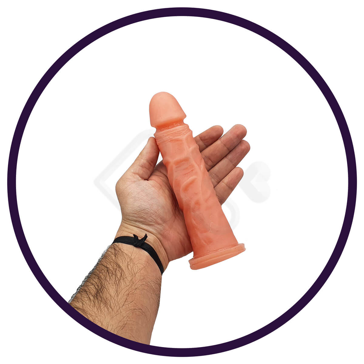 Cinta Peniana Invertida em Couro Sintético com 2 Próteses Realísticas de Diferentes Tamanhos e Formas - La Pimienta Sado | 18 x 4 cm | 13,4 x 3,4 cm - 4