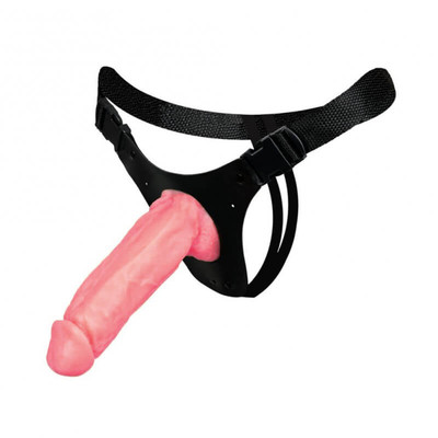 La Pimienta Sado - Cinta Peniana com Prótese Kong com Escroto - 16 x 4,9 cm | Cor: Bege