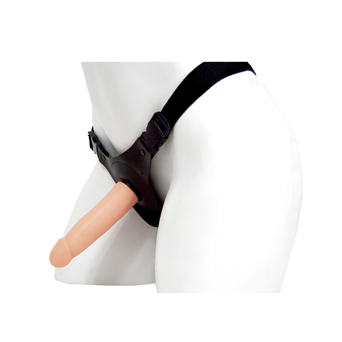 Cinta Peniana com Prótese Realística em Formato de Pênis - La Pimienta Sado | 14,8 x 3,6 cm - 4