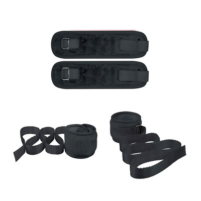 Foto 16 do produto Kit Bondage em Pelúcia com Algemas, Tornozeleiras e Venda - La Pimienta Sado | Disponível em 5 Cores