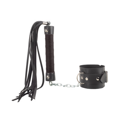 Kit Bracelete com Chicote - La Pimienta Sado | 37 cm | Disponível em 2 Cores
