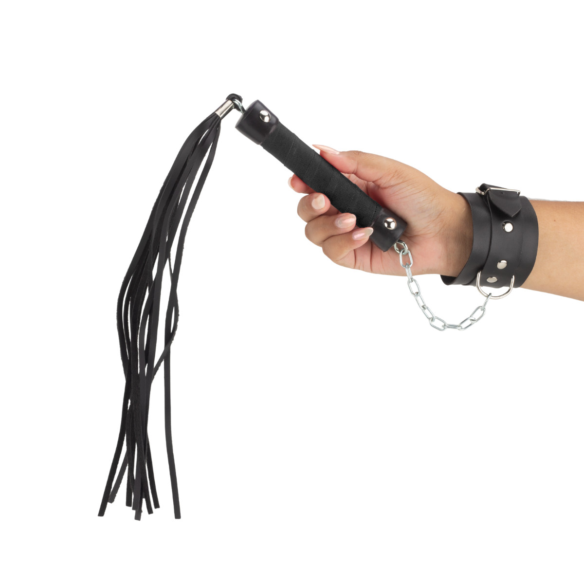 Kit Bracelete com Chicote - La Pimienta Sado | 37 cm | Disponível em 2 Cores - 6