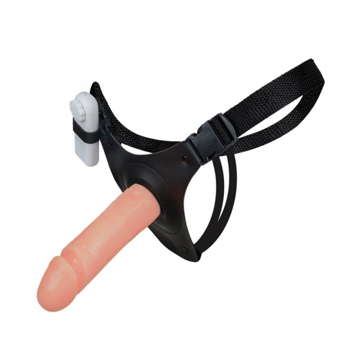 Cinta Ajustável com Prótese Peniana Realística em Silicone com Vibração Multivelocidade - La Pimienta Sado | 14 x 4,2 cm - 2