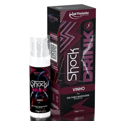 Gel Excitante Unissex Beijável que Vibra e Aquece - La Pimienta Shock-G - 15g | Disponível em 13 Sabores