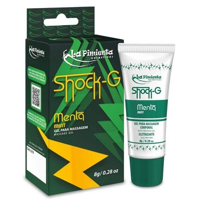 Foto 3 do produto Gel Excitante Unissex Beijável que Vibra, Pulsa e Aquece - La Pimienta Shock-G | 8 g | Disponível em 7 Sabores