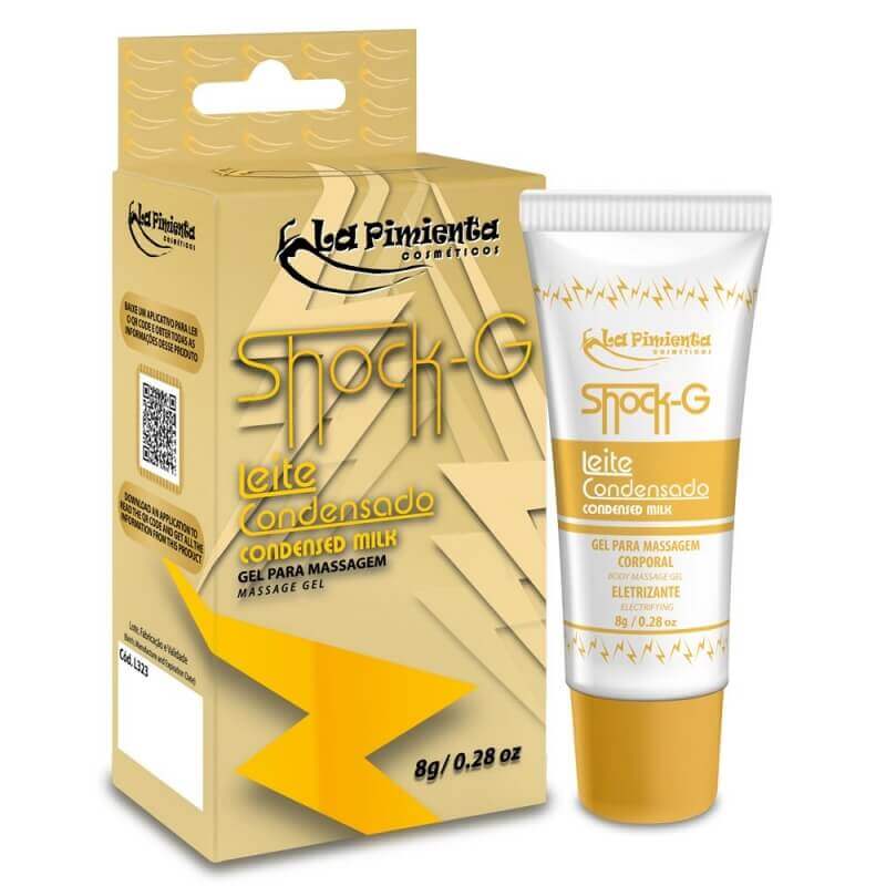 Gel Excitante Unissex Beijável que Vibra, Pulsa e Aquece - La Pimienta Shock-G | 8 g | Disponível em 7 Sabores - 2