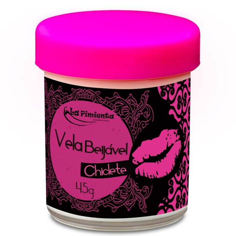 Vela Beijável Hot - La Pimienta - 45g | Disponível em 2 Aromas - 2