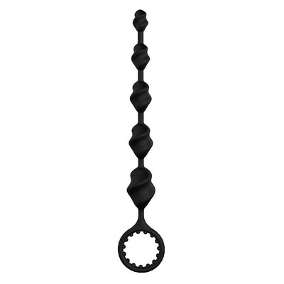 Foto 2 do produto LaLa Anal Beads S-Hande - Anel Peniano com Cordão Anal e Nódulos Massageadores - 23 x 2,4 cm