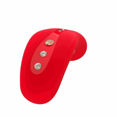 Foto 3 do produto Massageador Estimulador de Clítoris Recarregável em Silicone com 4 Velocidades e 6 Modos de Vibração - Fun Factory Laya II Vibrator - 10,5 x 4 CM | Cor: Vermelho