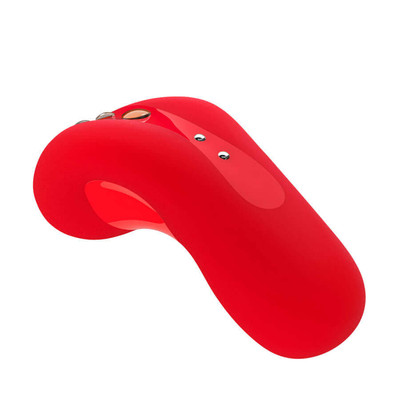 Foto 5 do produto Massageador Estimulador de Clítoris Recarregável em Silicone com 4 Velocidades e 6 Modos de Vibração - Fun Factory Laya II Vibrator - 10,5 x 4 CM | Cor: Vermelho
