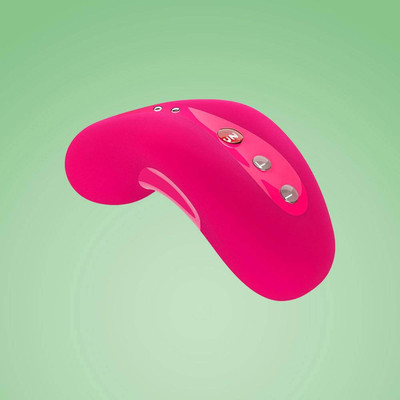 Foto 5 do produto Massageador Estimulador de Clítoris Recarregável em Silicone com 4 Velocidades e 6 Modos de Vibração - Fun Factory Laya II Vibrator - 10,5 x 4 cm | Cor: Pink