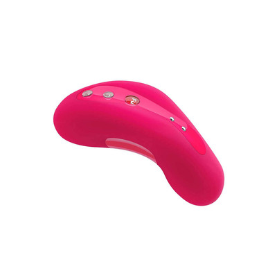 Foto 2 do produto Massageador Estimulador de Clítoris Recarregável em Silicone com 4 Velocidades e 6 Modos de Vibração - Fun Factory Laya II Vibrator - 10,5 x 4 cm | Cor: Pink