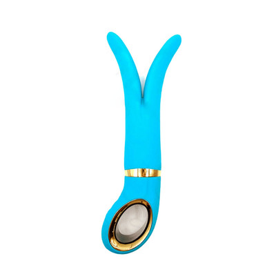 Foto 3 do produto Vibrador Estimulador de Ponto G Recarregável em Silicone com 10 Modos de vibrações e Intensidade - Lealso G-Vibe - 23 x 3,8 cm | Disponível em 2 Cores