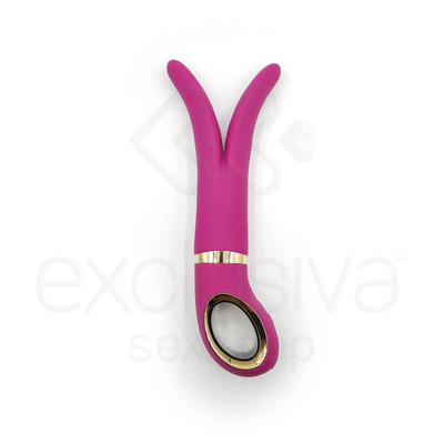 Foto 4 do produto Vibrador Estimulador de Ponto G Recarregável em Silicone com 10 Modos de vibrações e Intensidade - Lealso G-Vibe - 23 x 3,8 cm | Disponível em 2 Cores