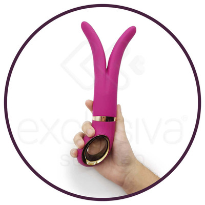 Foto 8 do produto Vibrador Estimulador de Ponto G Recarregável em Silicone com 10 Modos de vibrações e Intensidade - Lealso G-Vibe - 23 x 3,8 cm | Disponível em 2 Cores