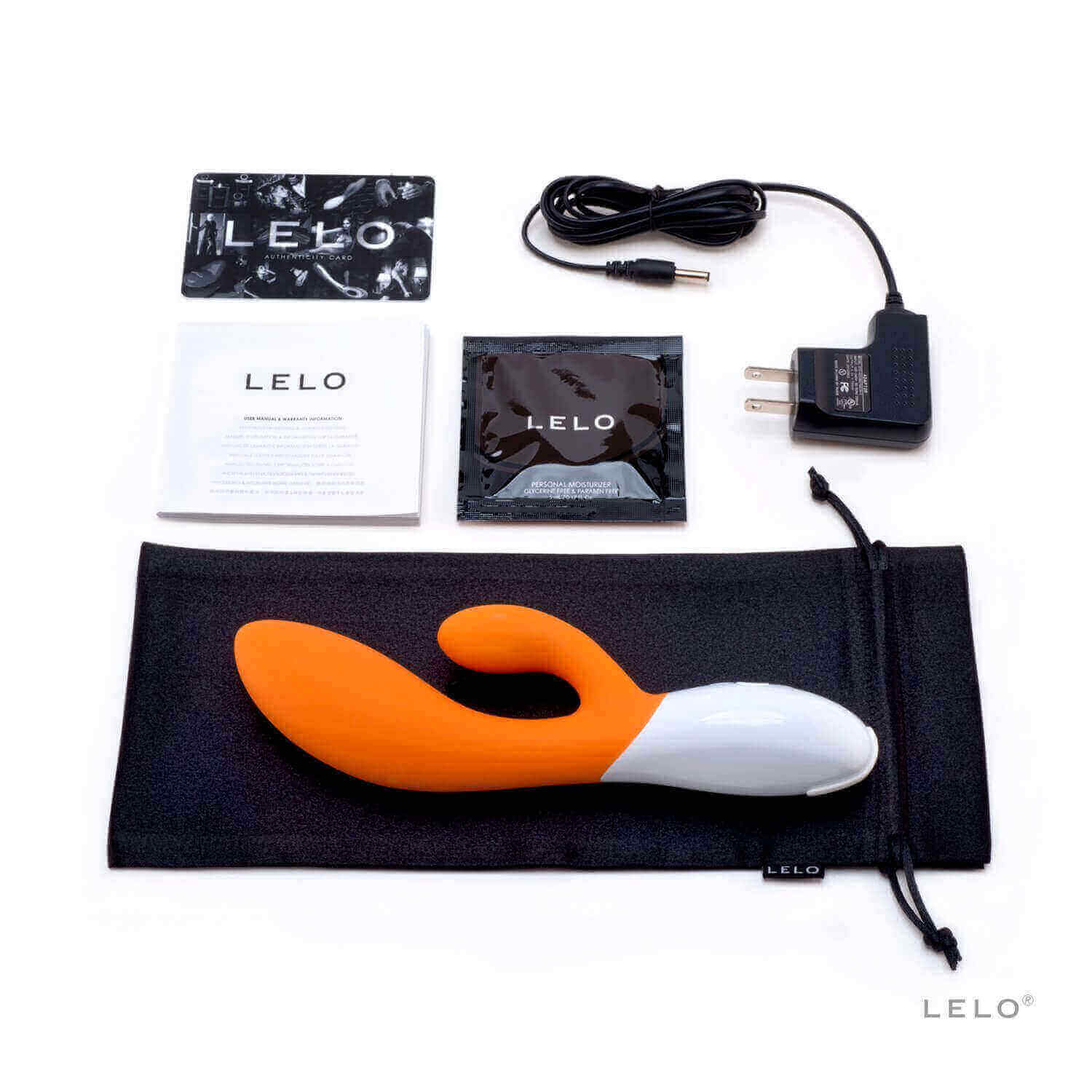 LELO Ina 2 - Vibrador Estimulador de Clítoris e Ponto G Recarregável em Silicone com 10 Modos de Vibrações e Controle da Intensidade | Cor: Laranja - 2
