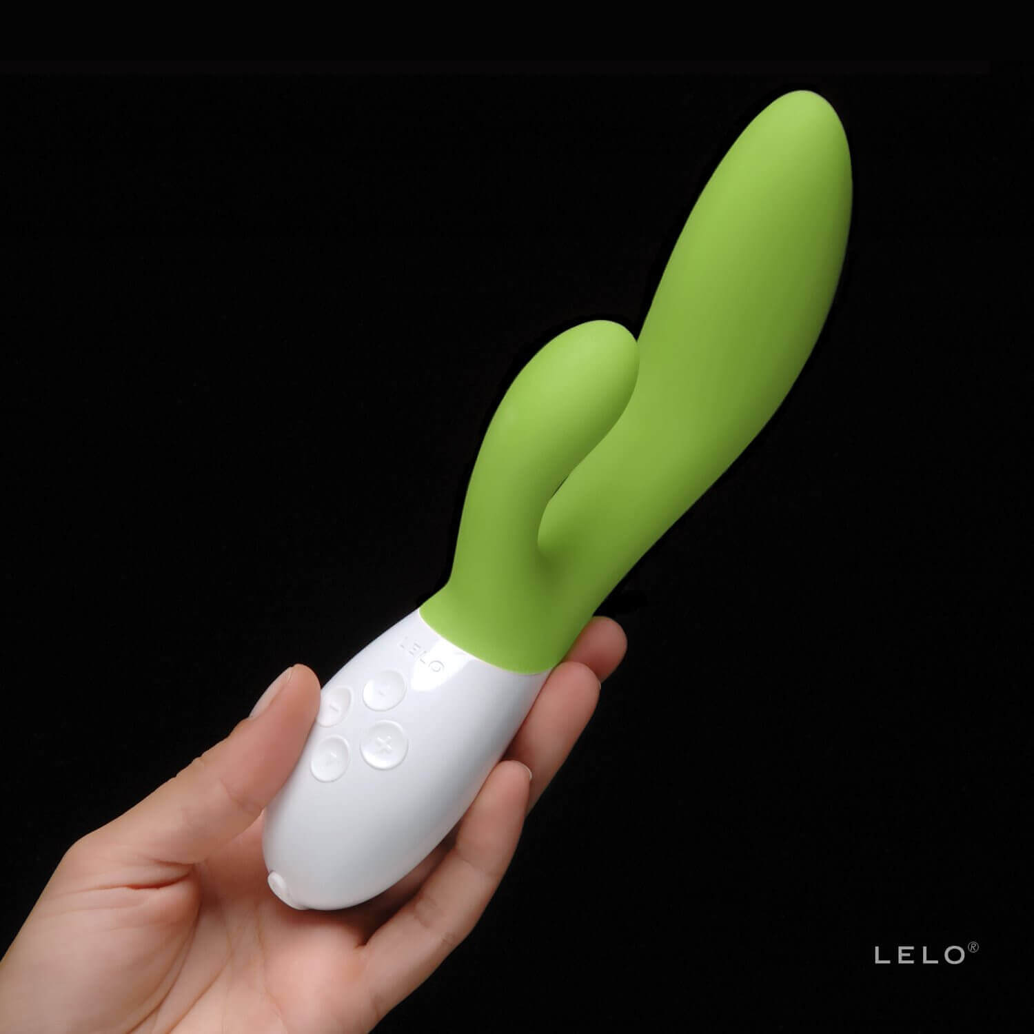 LELO Ina 2 - Vibrador Estimulador de Clítoris e Ponto G Recarregável em Silicone com 10 Modos de Vibrações e Controle da Intensidade | Cor: Verde Limão - 5