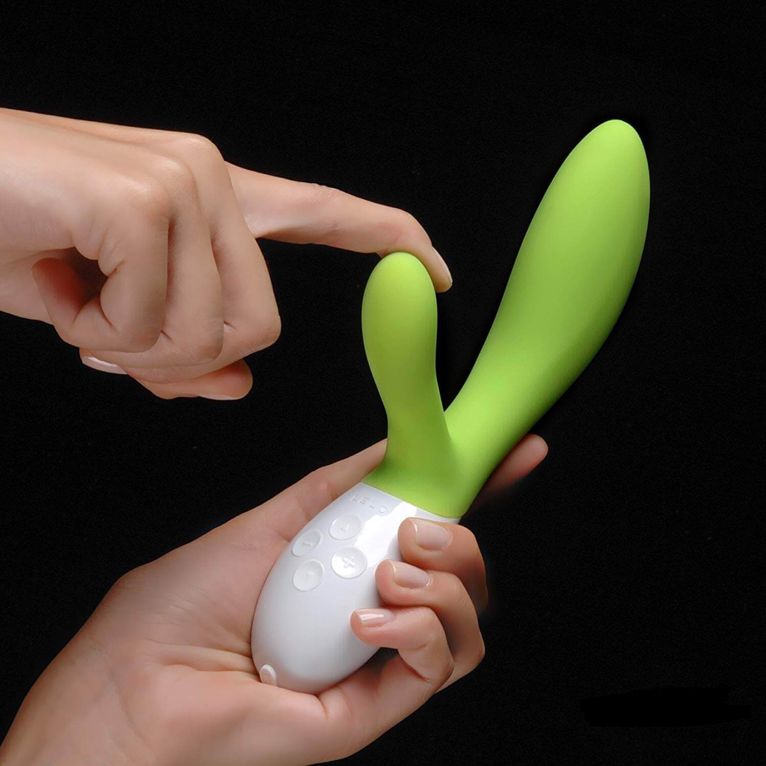 LELO Ina 2 - Vibrador Estimulador de Clítoris e Ponto G Recarregável em Silicone com 10 Modos de Vibrações e Controle da Intensidade | Cor: Verde Limão - 4