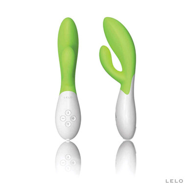 Foto 2 do produto LELO Ina 2 - Vibrador Estimulador de Clítoris e Ponto G Recarregável em Silicone com 10 Modos de Vibrações e Controle da Intensidade | Cor: Verde Limão