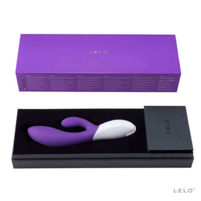 Foto 1 do produto LELO Ina 2 - Vibrador Estimulador de Clítoris e Ponto G Recarregável em Silicone com 10 Modos de Vibrações e Controle da Intensidade | Cor: Roxo