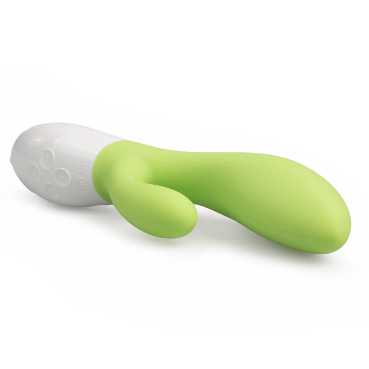 LELO Ina 2 - Vibrador Estimulador de Clítoris e Ponto G Recarregável em Silicone com 10 Modos de Vibrações e Controle da Intensidade | Cor: Verde Limão - 6