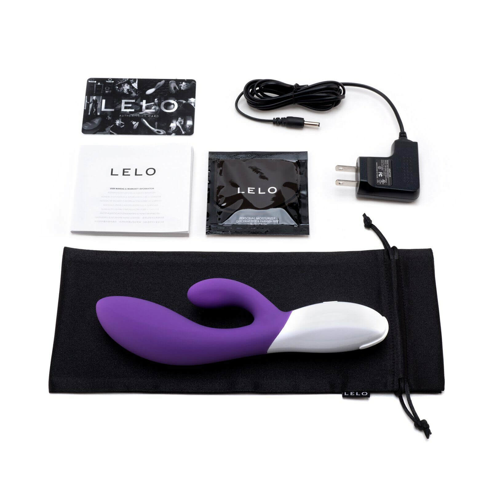 LELO Ina 2 - Vibrador Estimulador de Clítoris e Ponto G Recarregável em Silicone com 10 Modos de Vibrações e Controle da Intensidade | Cor: Roxo - 2
