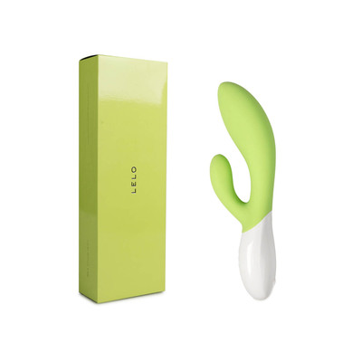 Foto 1 do produto LELO Ina 2 - Vibrador Estimulador de Clítoris e Ponto G Recarregável em Silicone com 10 Modos de Vibrações e Controle da Intensidade | Cor: Verde Limão