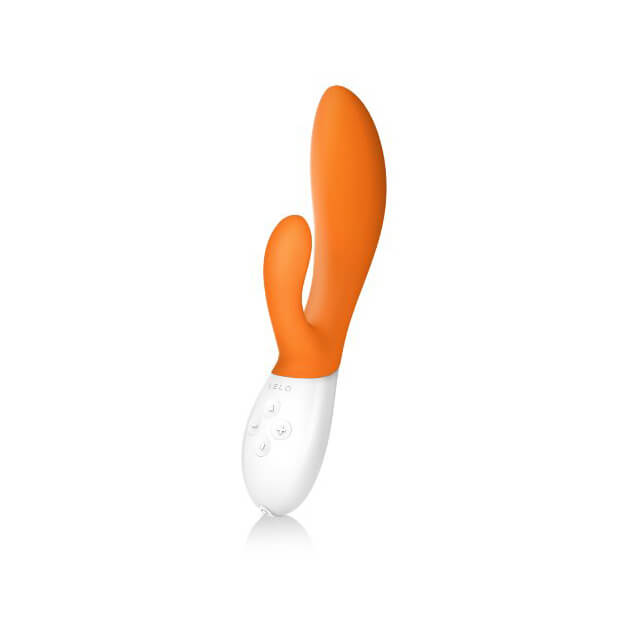 LELO Ina 2 - Vibrador Estimulador de Clítoris e Ponto G Recarregável em Silicone com 10 Modos de Vibrações e Controle da Intensidade | Cor: Laranja - 3