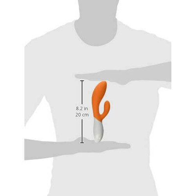 Foto 6 do produto LELO Ina 2 - Vibrador Estimulador de Clítoris e Ponto G Recarregável em Silicone com 10 Modos de Vibrações e Controle da Intensidade | Cor: Laranja