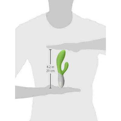 Foto 8 do produto LELO Ina 2 - Vibrador Estimulador de Clítoris e Ponto G Recarregável em Silicone com 10 Modos de Vibrações e Controle da Intensidade | Cor: Verde Limão