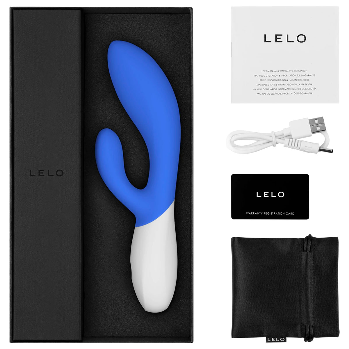 Vibrador Recarregável com Estimulador de Clítoris, Ponto G Todo em Silicone com 12 Modos de Vibrações e Controle de Intensidade - LELO Ina Wave 2 | Disponível em 3 Cores - 3
