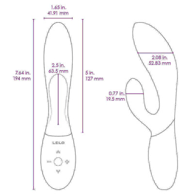 Foto 6 do produto LELO Ina Wave - Vibrador Estimulador de Clítoris e Ponto G Recarregável em Silicone com 10 Modos de Vibrações e Tecnologia Wave Motion | Cor: Roxo