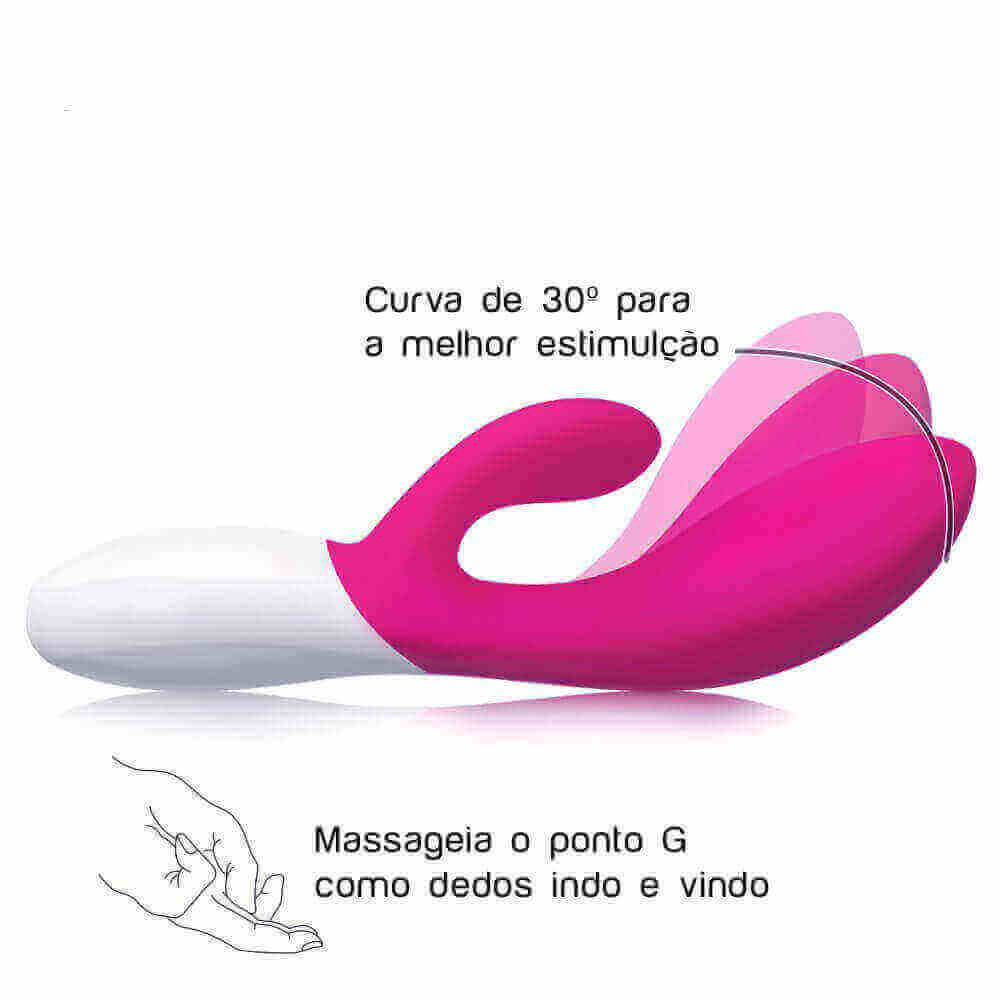 LELO Ina Wave - Vibrador Estimulador de Clítoris e Ponto G Recarregável em Silicone com 10 Modos de Vibrações e Tecnologia Wave Motion | Cor: Rosa - 6
