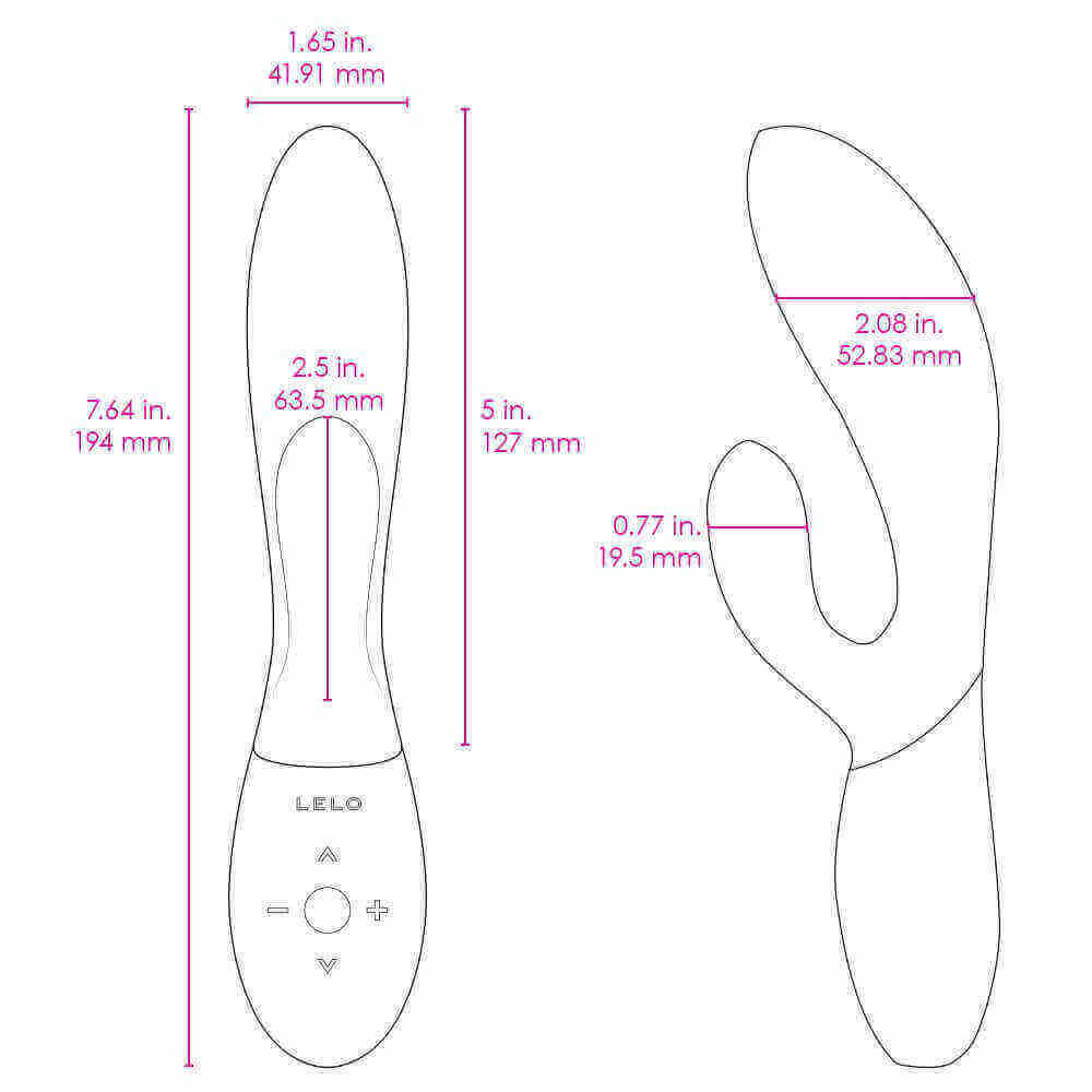LELO Ina Wave - Vibrador Estimulador de Clítoris e Ponto G Recarregável em Silicone com 10 Modos de Vibrações e Tecnologia Wave Motion | Cor: Rosa - 8
