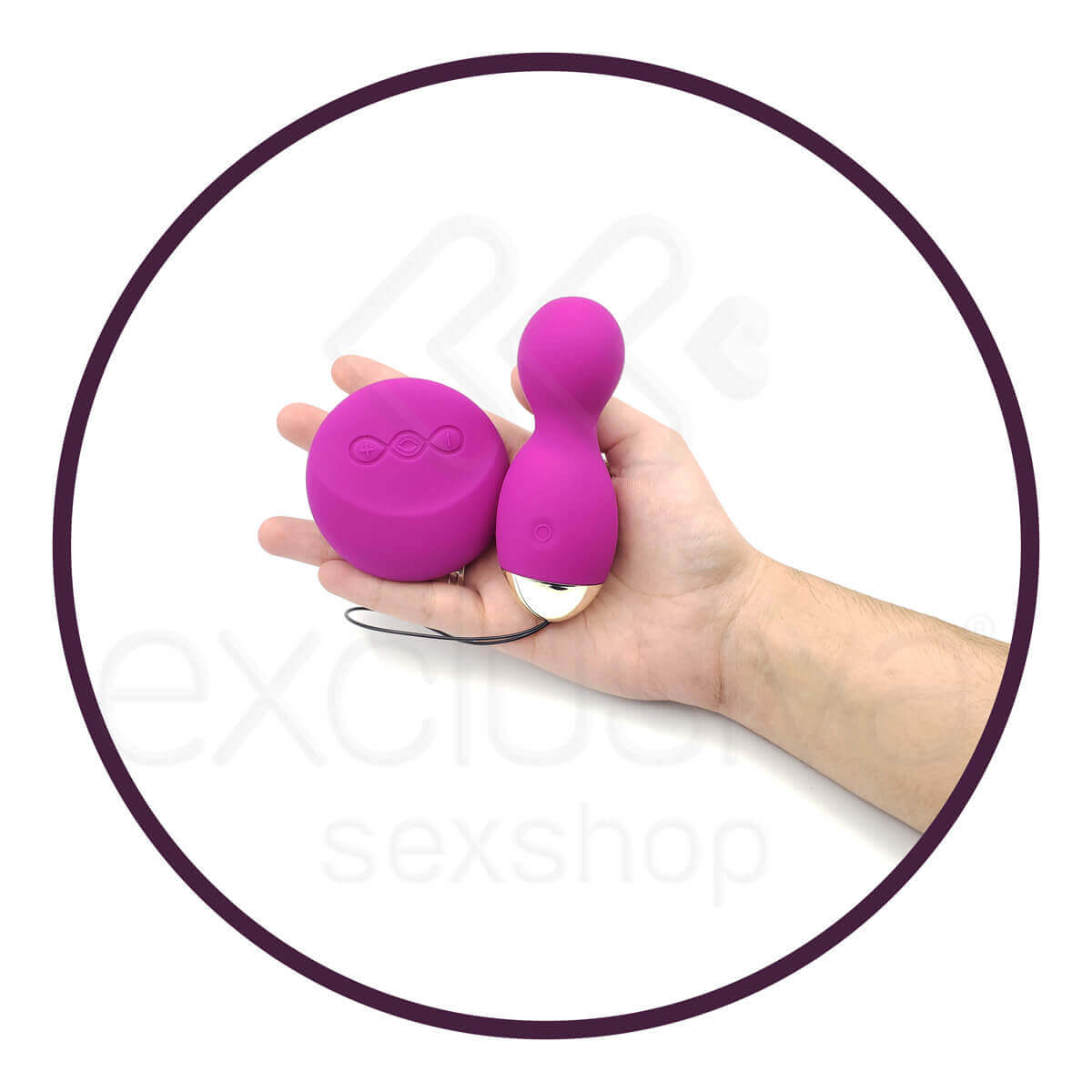 Vibrador para Pompoarismo Recarregável com 8 Modos de Vibrações e Controle Remoto que Também Vibra - Lelo Insignia - 5