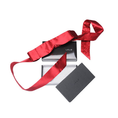 Foto 1 do produto Lelo Intima Silk Blindfold - Venda Confeccionada em Seda com Tiras | Cor: Vermelho