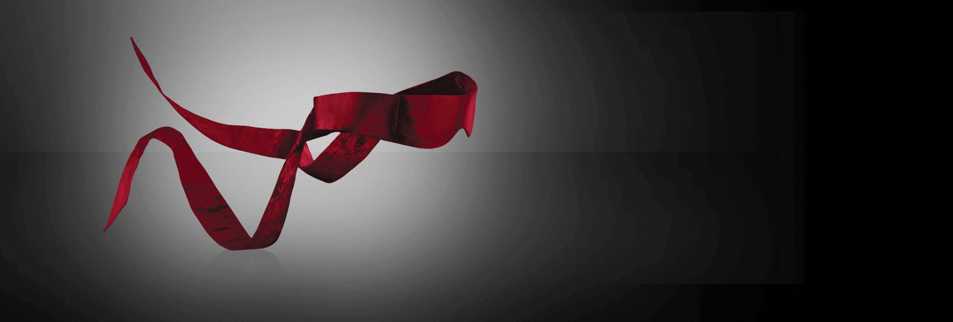 Lelo Intima Silk Blindfold - Venda Confeccionada em Seda com Tiras | Cor: Vermelho - 3