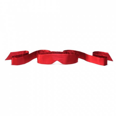 Foto 4 do produto Lelo Intima Silk Blindfold - Venda Confeccionada em Seda com Tiras | Cor: Vermelho