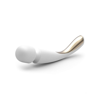 Foto 5 do produto LELO Smart Wands - Vibrador Massageador Erótico Recarregável em Silicone com 8 Modos de Vibrações Ultra Potentes e Silenciosas - 29 x 6 cm | Cor: Branco