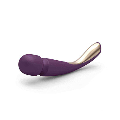 Foto 2 do produto LELO Smart Wands - Vibrador Massageador Erótico Recarregável em Silicone com 8 Modos de Vibrações Ultra Potentes e Silenciosas - 29 x 6 cm | Cor: Roxo