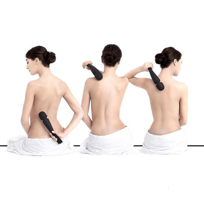 Foto 10 do produto LELO Smart Wands - Vibrador Massageador Erótico Recarregável em Silicone com 8 Modos de Vibrações Ultra Potentes e Silenciosas - 29 x 6 cm | Cor: Branco