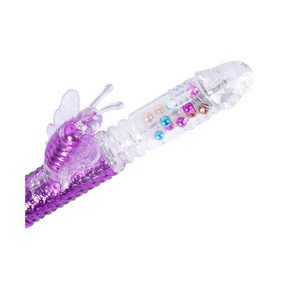 Foto 3 do produto Libo Dream Roating Vibrator - Vibrador Rotativo com Movimento Vai e Vem, Estimulador Clitoriano em Formato de Borboleta - 13,5 x 3,7 cm
