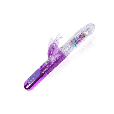 Foto 5 do produto Libo Dream Roating Vibrator - Vibrador Rotativo com Movimento Vai e Vem, Estimulador Clitoriano em Formato de Borboleta - 13,5 x 3,7 cm