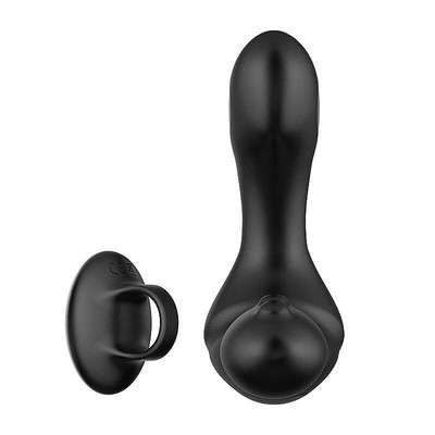 Foto 3 do produto Libo Lee II - Estimulador Recarregável de Próstata e Períneo em Silicone com 8 Vibrações, 8 Funções de Choque e Controle Remoto sem Fio - 13 x 3 cm