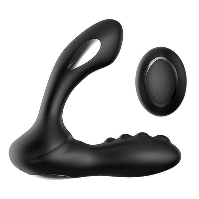 Foto 4 do produto Libo Lee II - Estimulador Recarregável de Próstata e Períneo em Silicone com 8 Vibrações, 8 Funções de Choque e Controle Remoto sem Fio - 13 x 3 cm